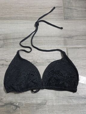 Massimo Crochet Tie Bikini Top